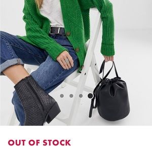 ASOS chunky cardigan in Kelly green